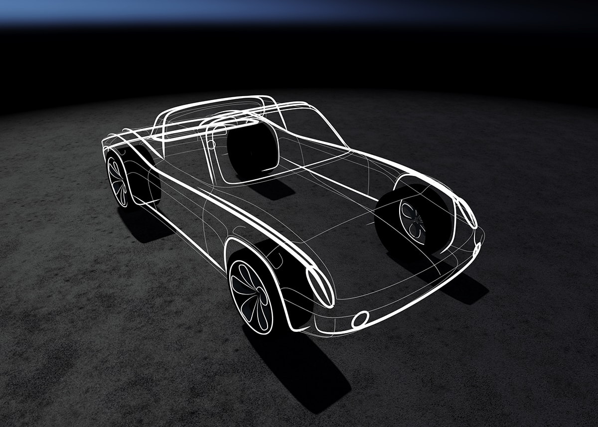 Porsche 914 Sketch Porsche 914 Sketch